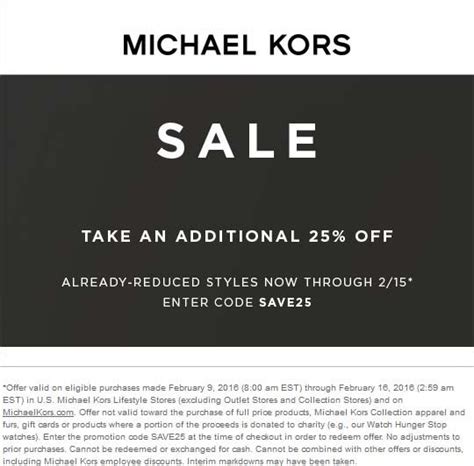 voucher code for michael kors